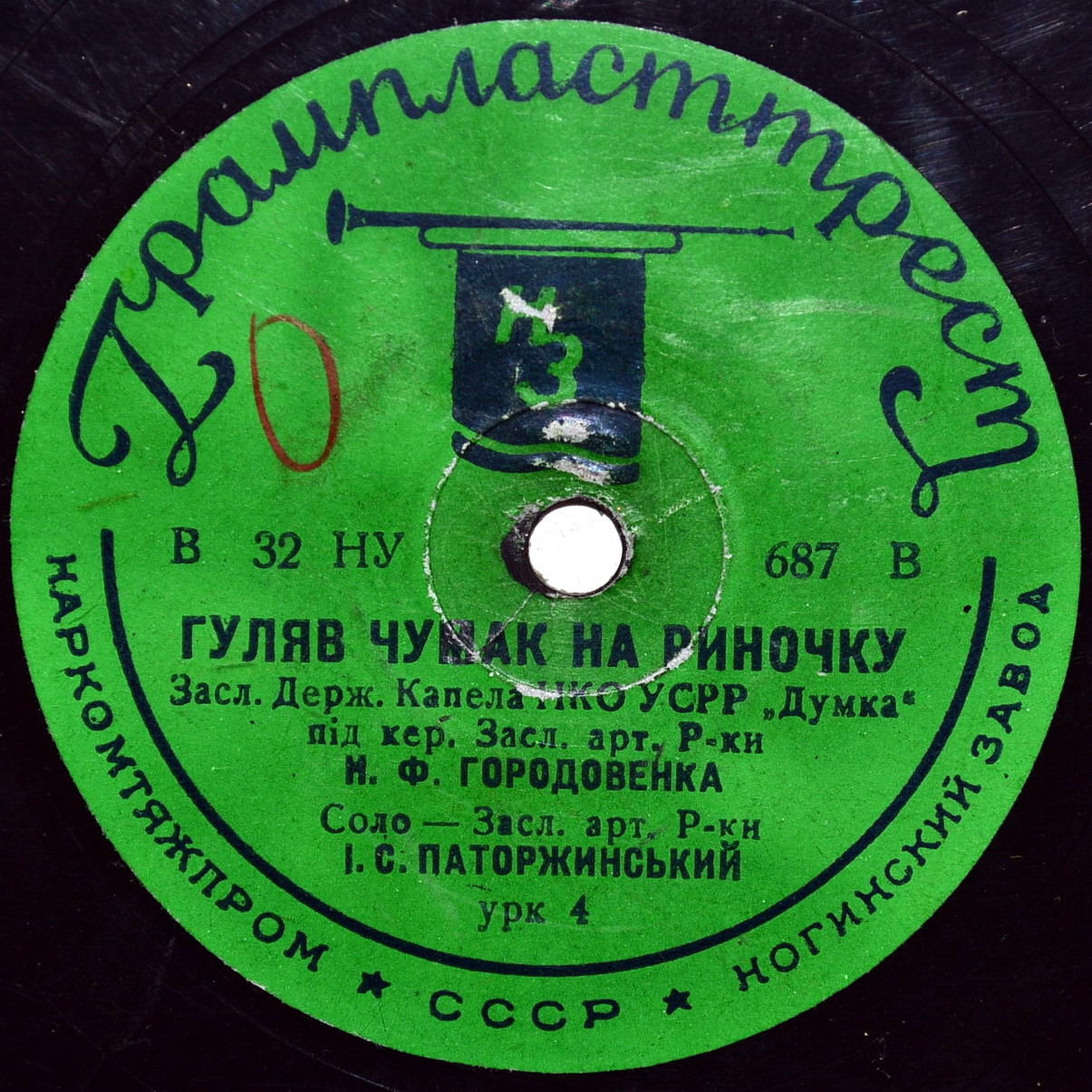 І.С. Паторжинський - Ой, у лузі / Гуляв чумак на риночку