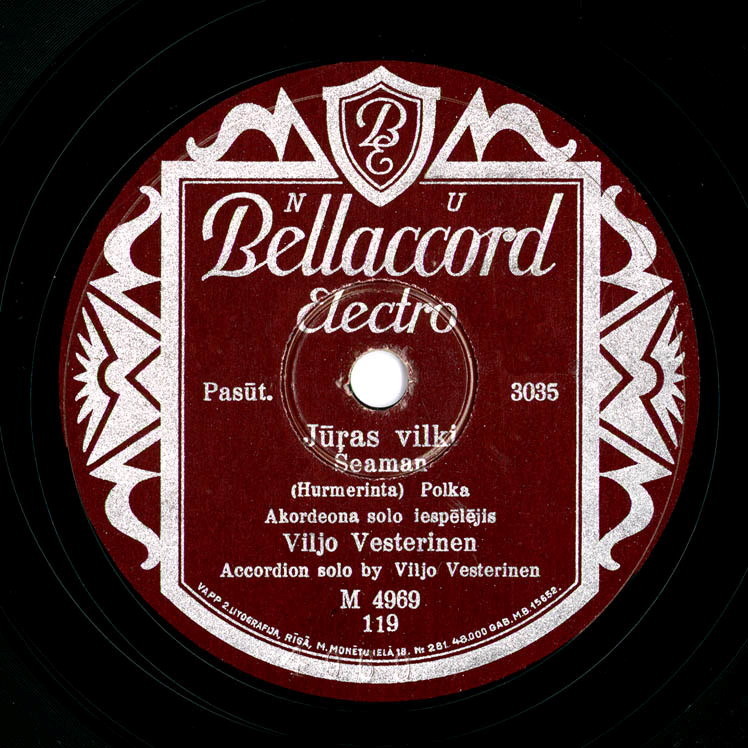 Viljo Vesterinen — Čigānu valsis / Jūras vilki