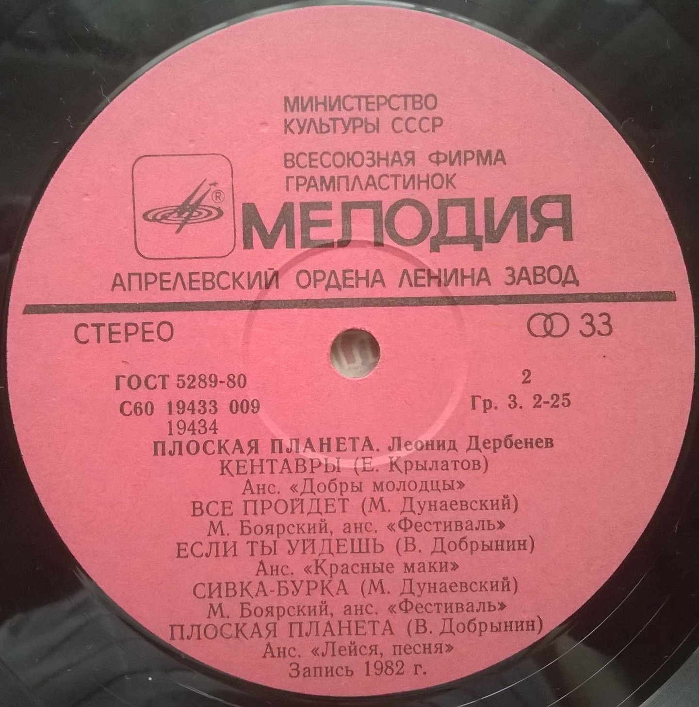 Леонид Дербенев. Плоская планета