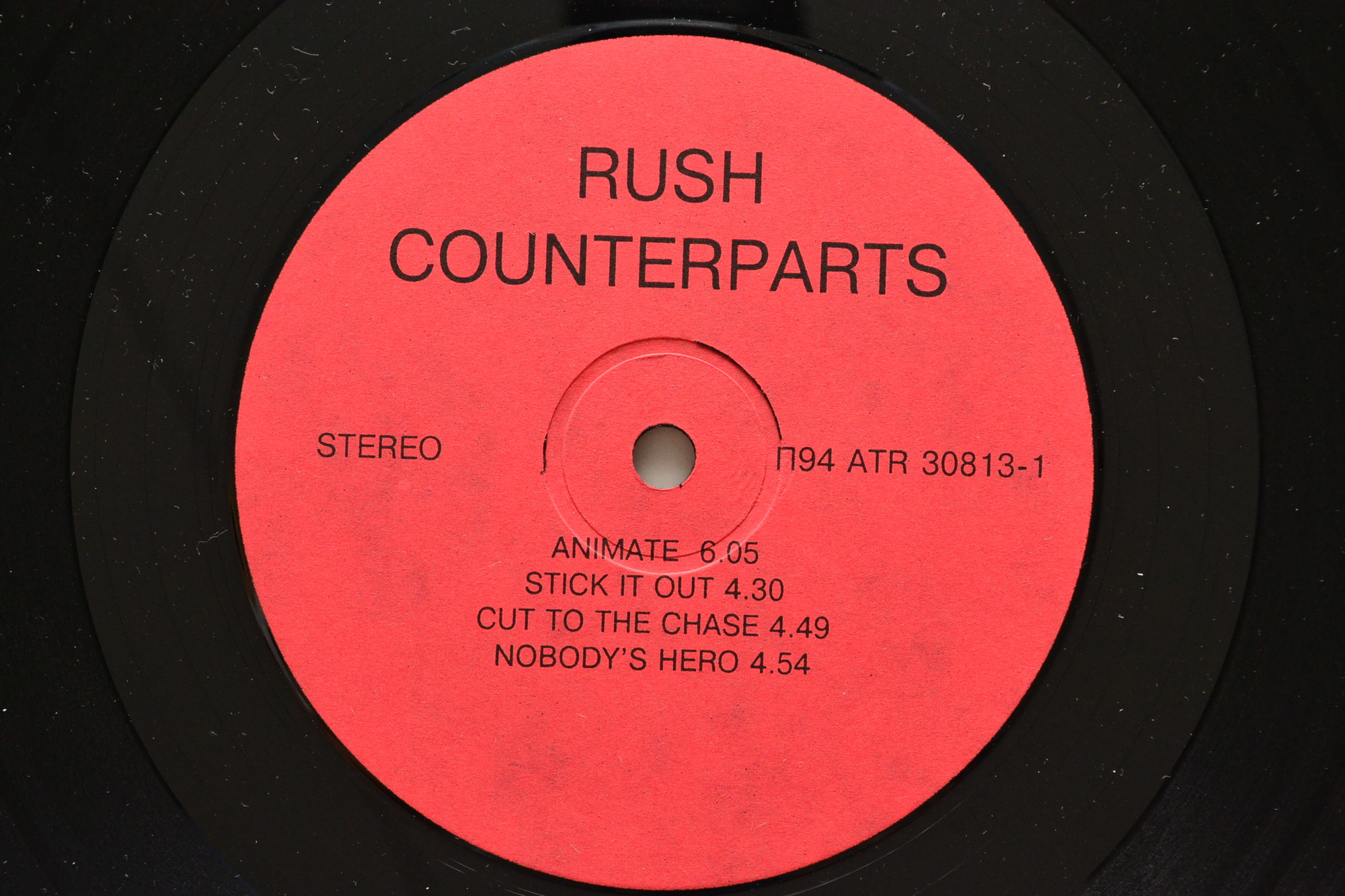 RUSH. Counterparts