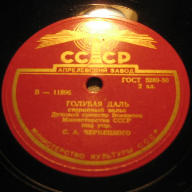 Духовой оркестр п/у С. Чернецкого - Голубая даль / Па д'Эспань