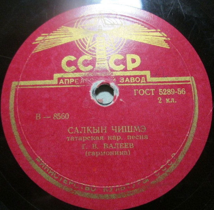 Г. В. Валеев, гармоника