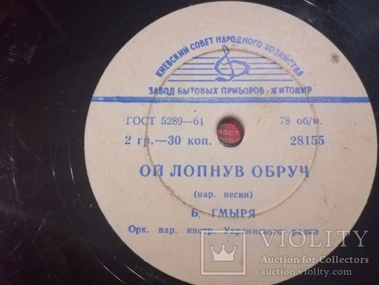 Б. Р. Гмыря — Та орав мужик / Ой лопнув обруч