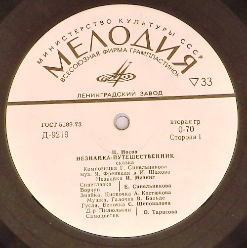 Н. Носов. Незнайка-путешественник