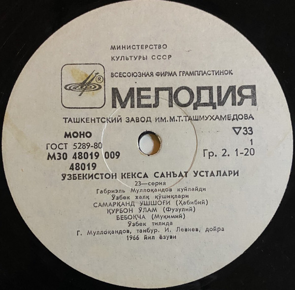 СТАРЕЙШИЕ МАСТЕРА ИСКУССТВ УЗБЕКИСТАНА (выпуск 23)