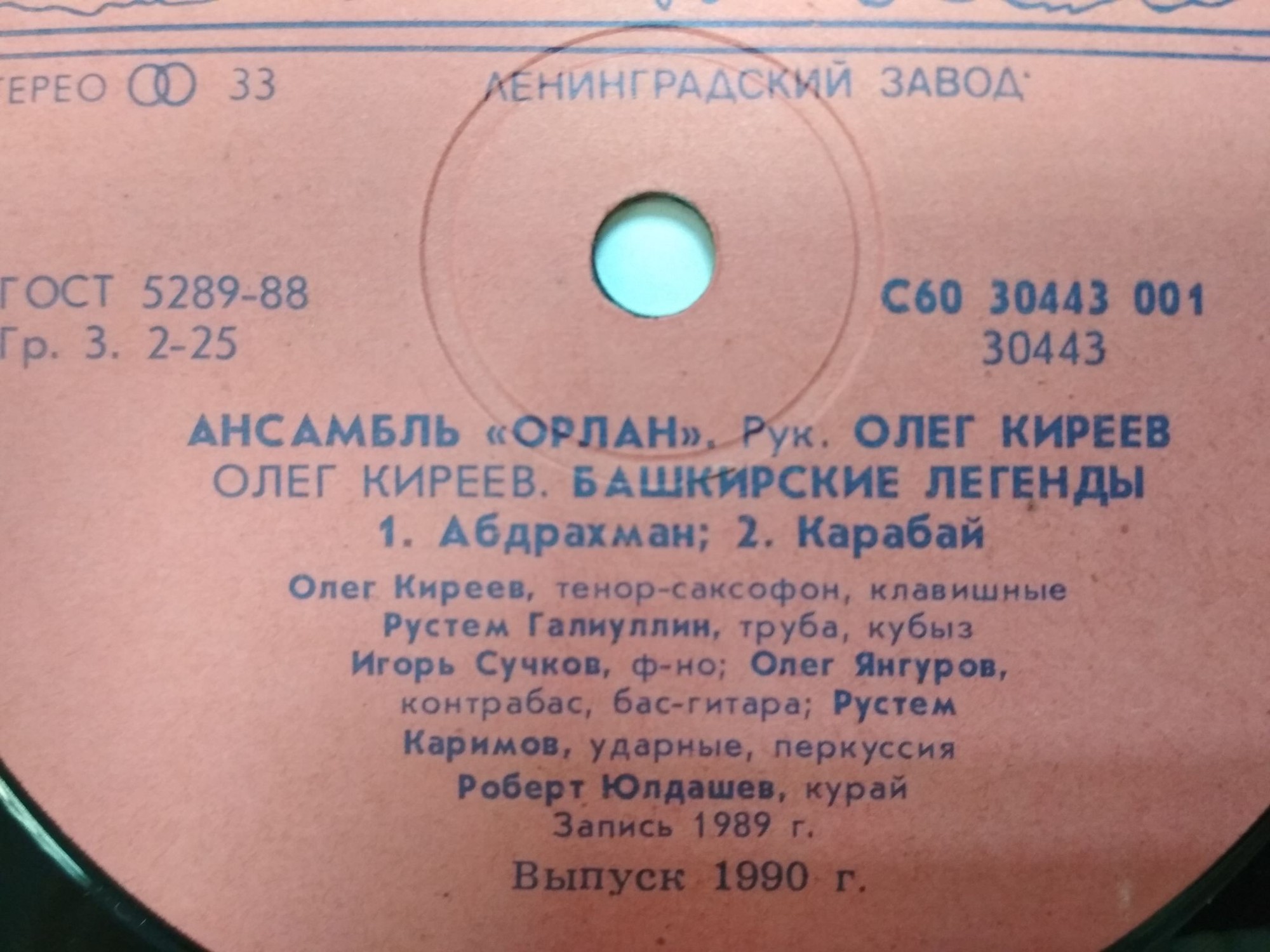 АНСАМБЛЬ «ОРЛАН», рук. Олег Киреев