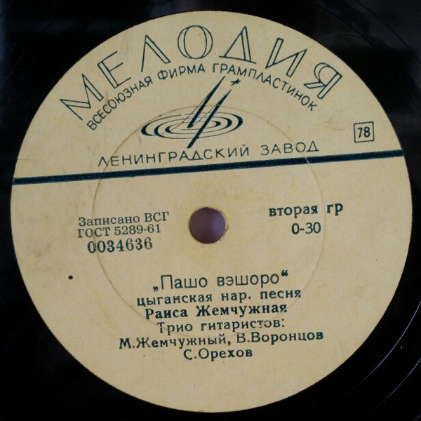 Раиса Жемчужная - Кхэл дяндя / Пашо вэшоро