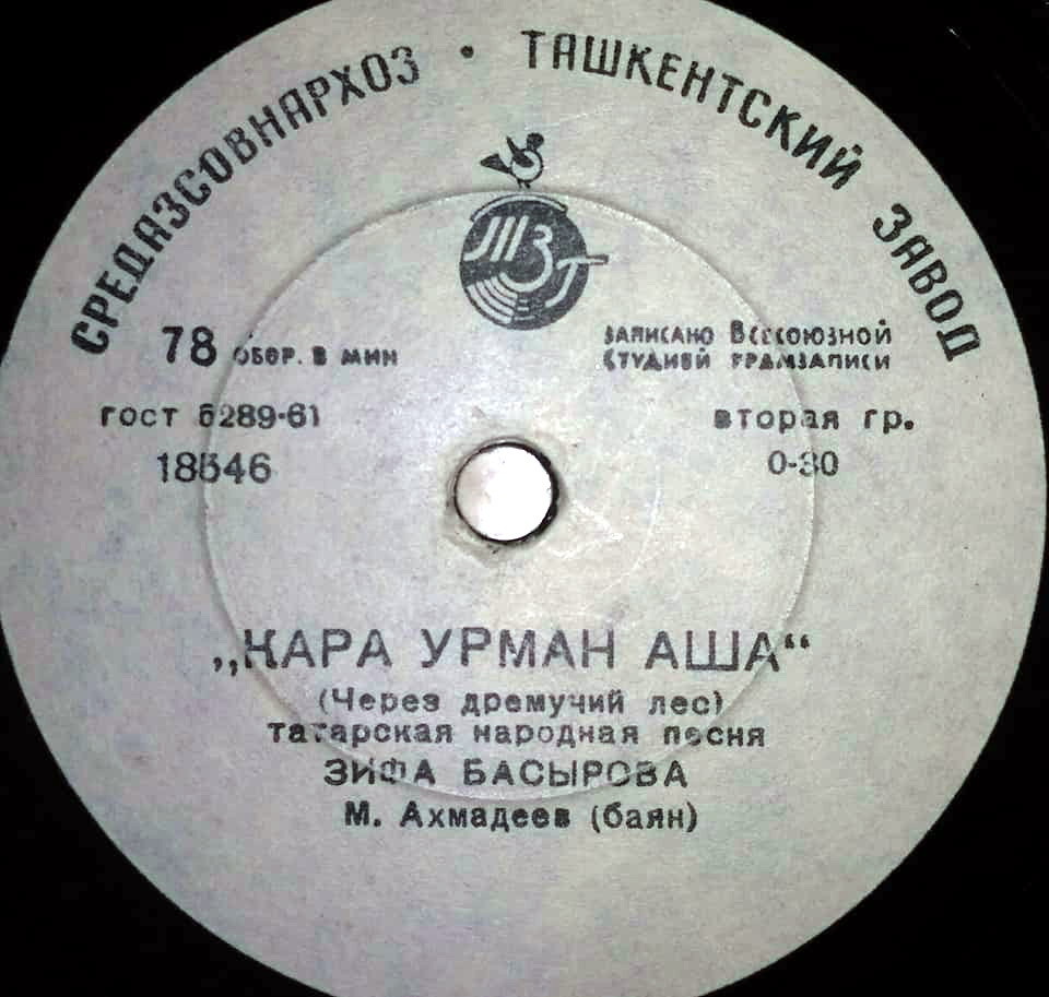 Зифа Басырова. Татарские песни
