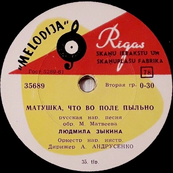 Л. Зыкина - Матушка, что во поле пыльно / Жду тебя