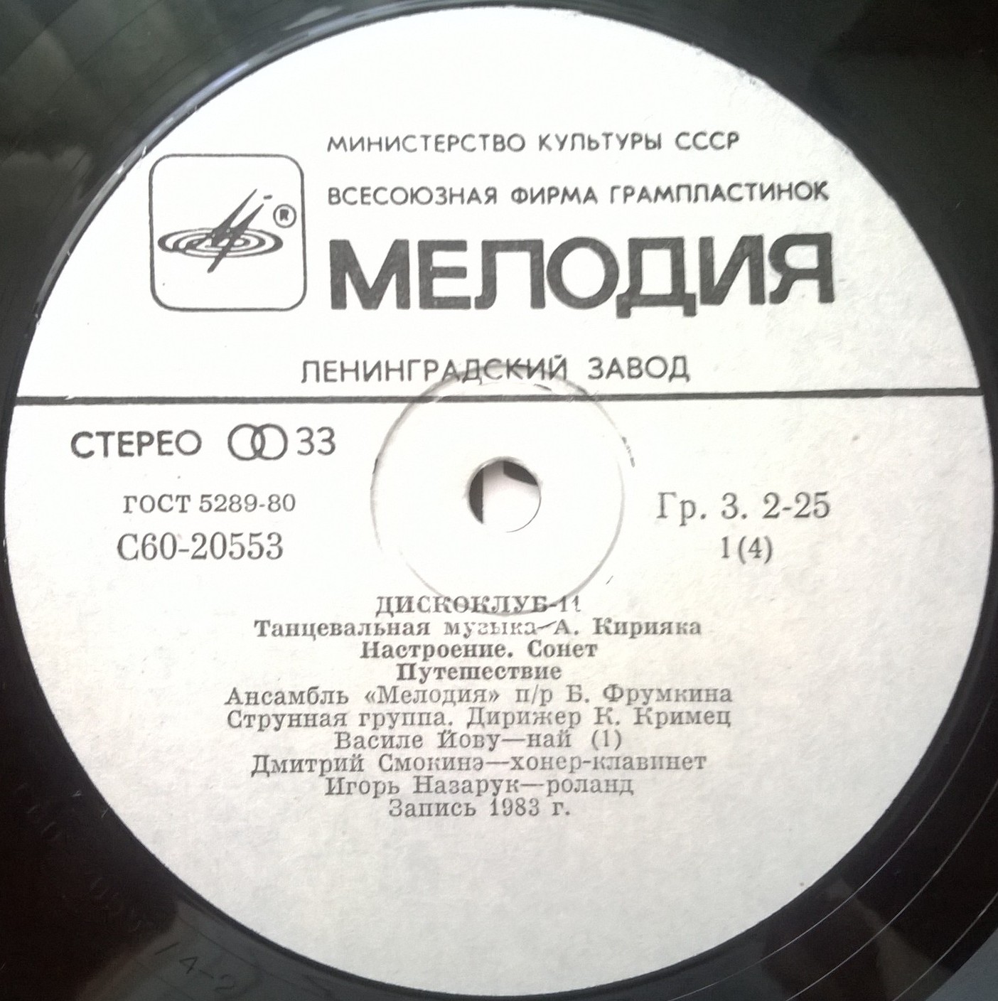 ДИСКОКЛУБ-11 - Танцевальная музыка Анатолия Кирияка. Популярные ансамбли и солисты