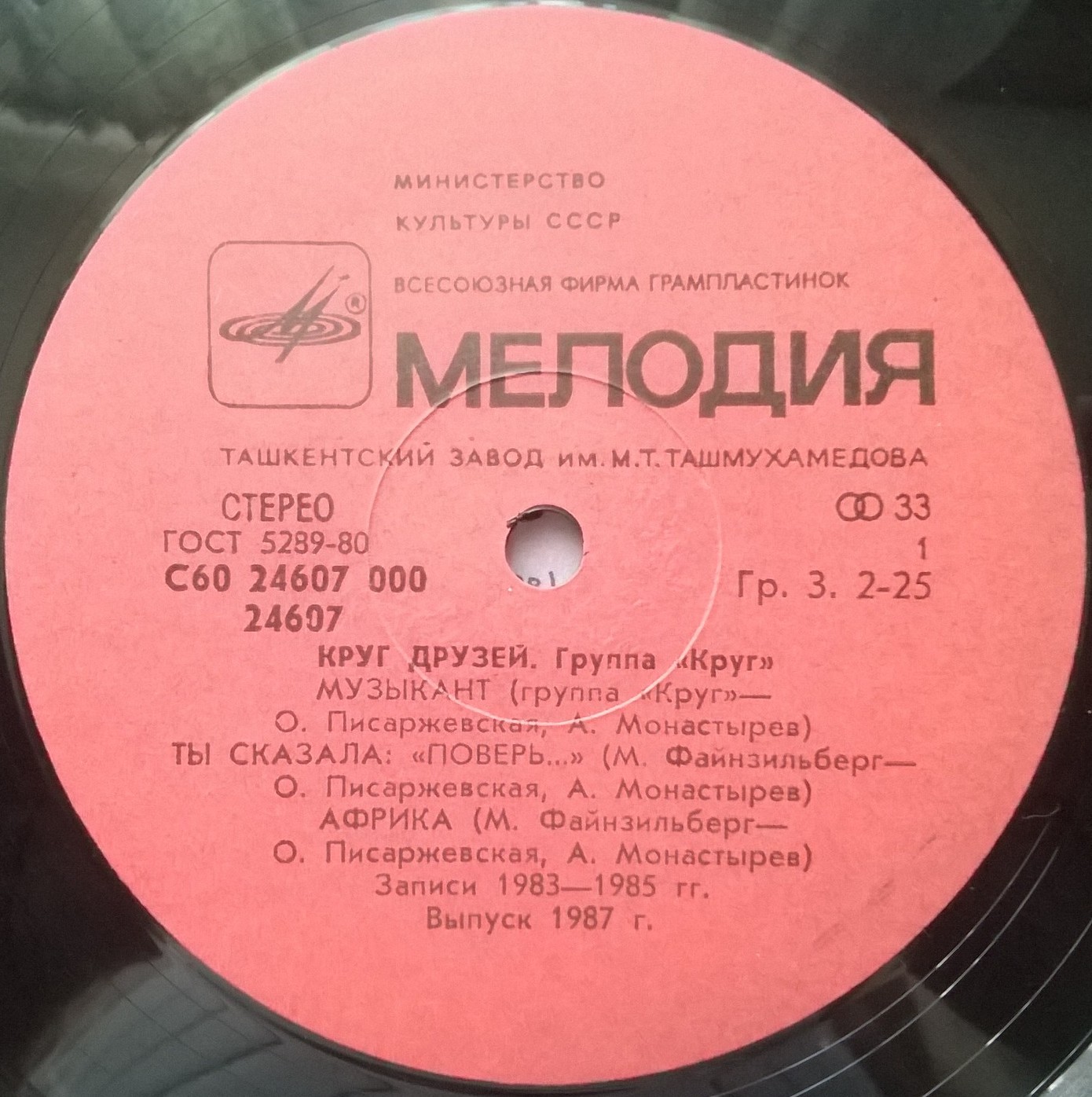 Группа "Круг". «Круг друзей»