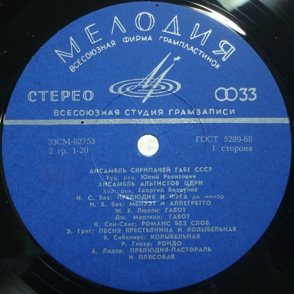 Ансамбль скрипачей ГАБТ СССР, Ансамбль альтистов ЦДРИ