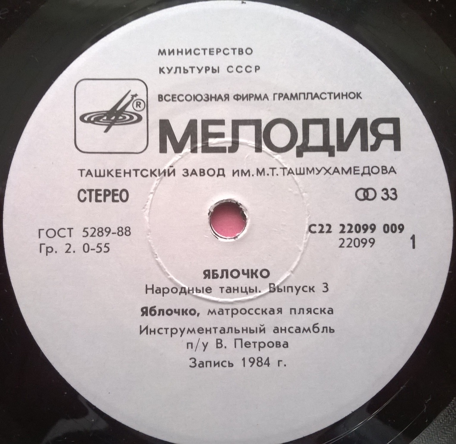 НАРОДНЫЕ ТАНЦЫ. Выпуск 3 - Яблочко