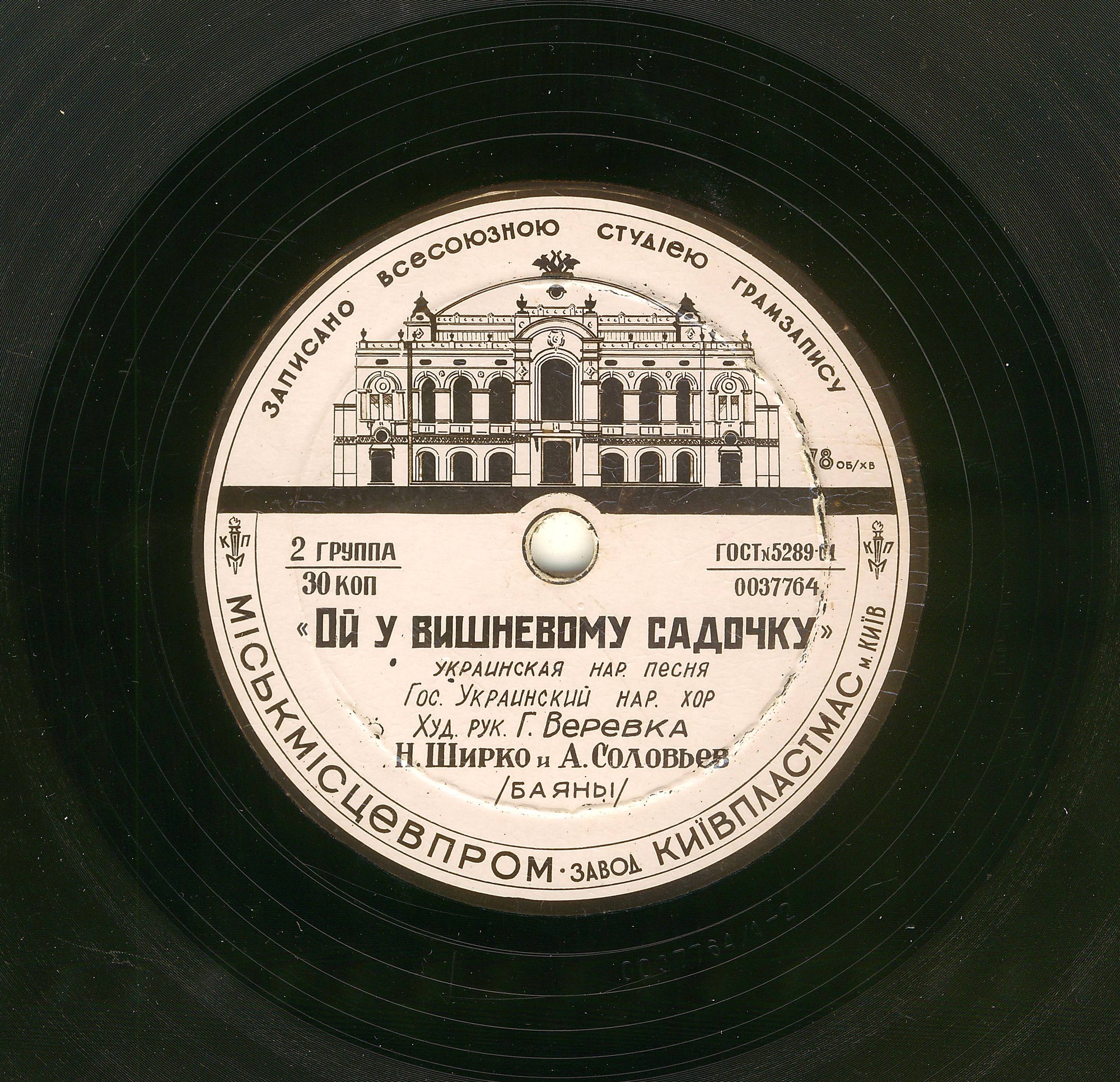 Туман яром / Ой у вишневому садочку