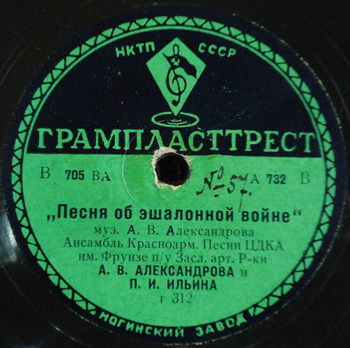 Краснознамённый ансамбль Красноармейской песни и пляски п/у А. Александрова - Красногвардейская походная / Бейте с неба самолеты