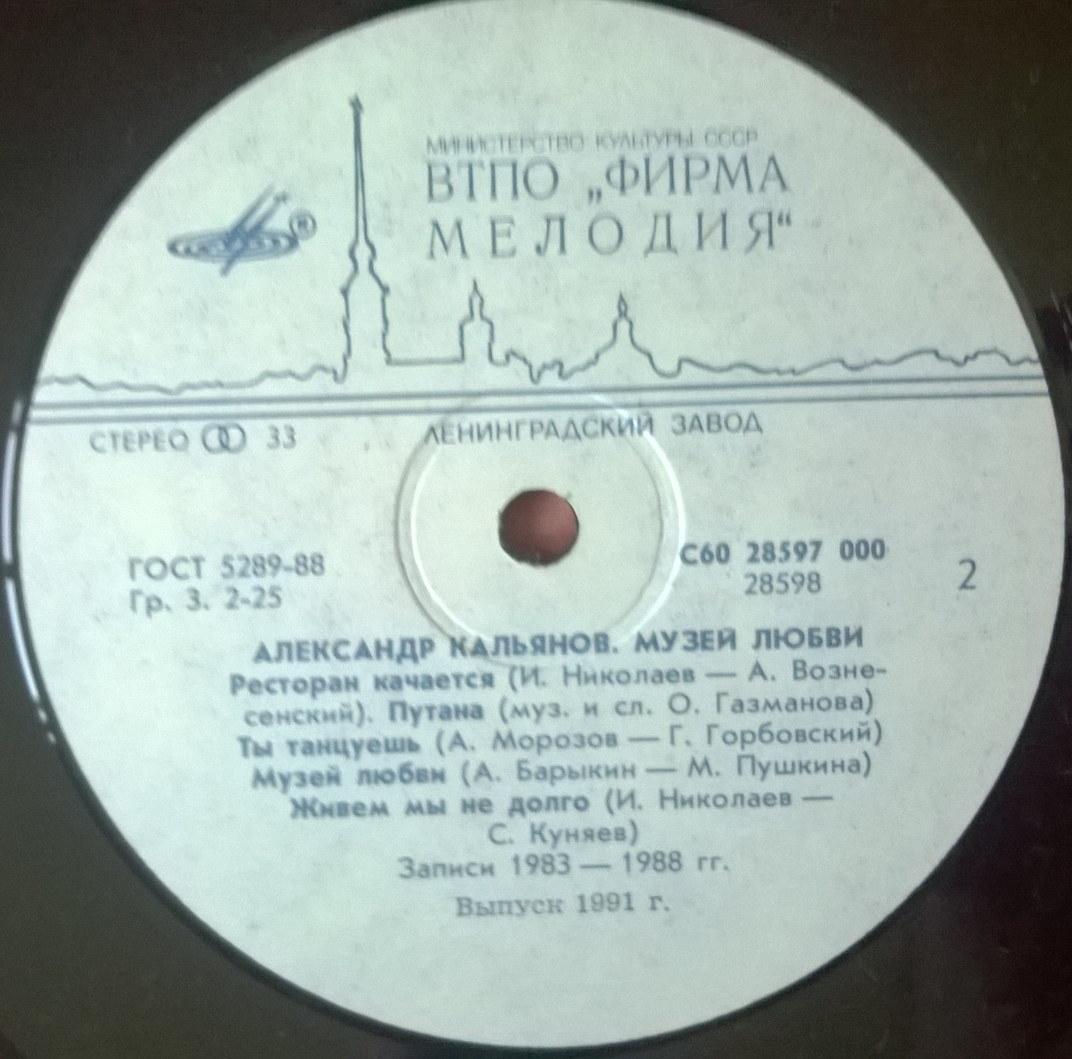 Александр КАЛЬЯНОВ. «Музей любви»