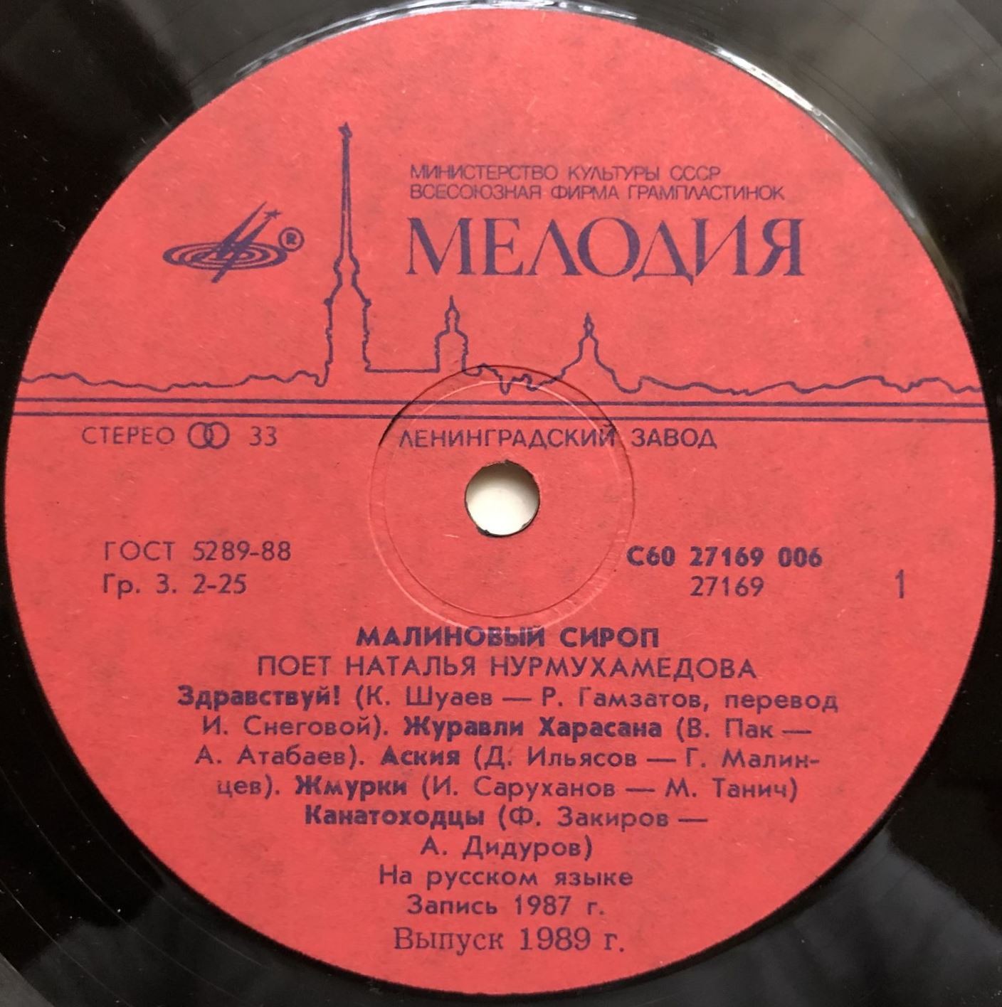 Наталья НУРМУХАМЕДОВА «Малиновый сироп»