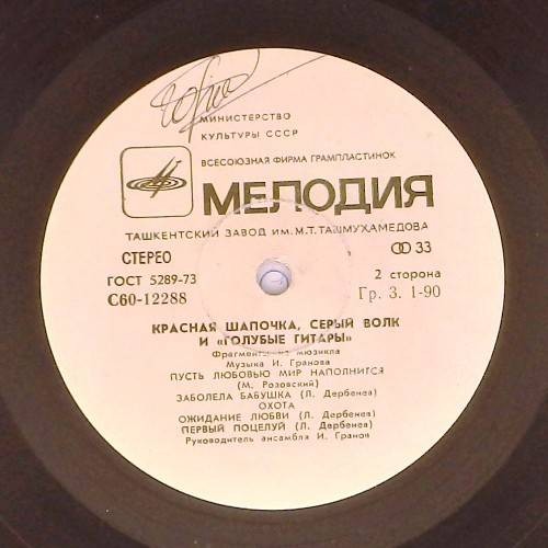 Красная Шапочка, Серый Волк и «Голубые гитары»