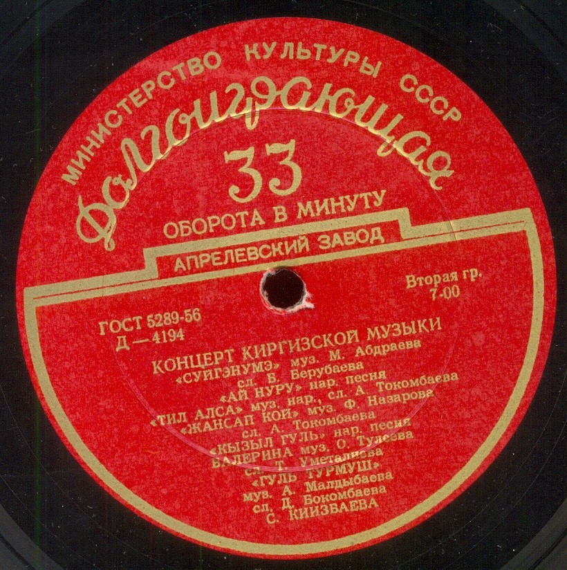 Киргизские песни и мелодии