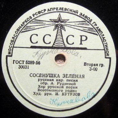 Хор русской песни Всесоюзного радио, худ. рук. Н. Кутузов