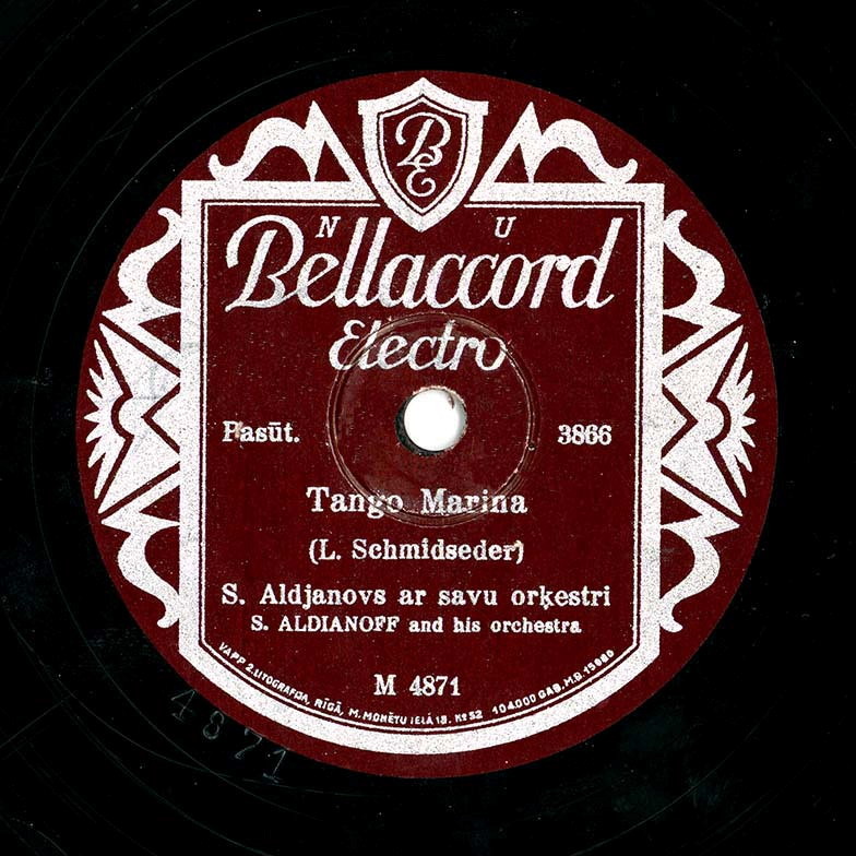S. Aldjanovs ar savu orķestri — Mazā serenade / Tango Marina