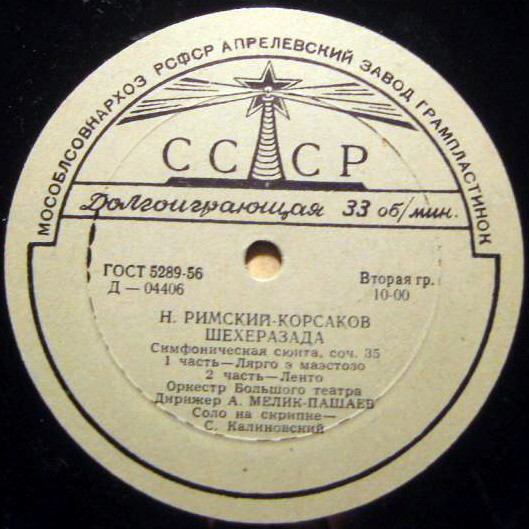 Н. Римский-Корсаков. «Шехеразада», симфоническая сюита, соч. 35