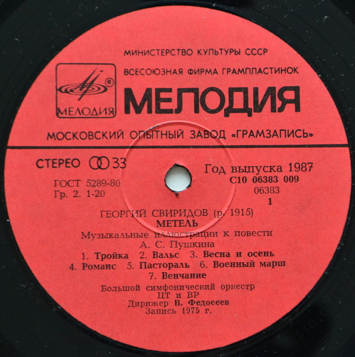 Георгий СВИРИДОВ. "Метель". "Время, вперед!"