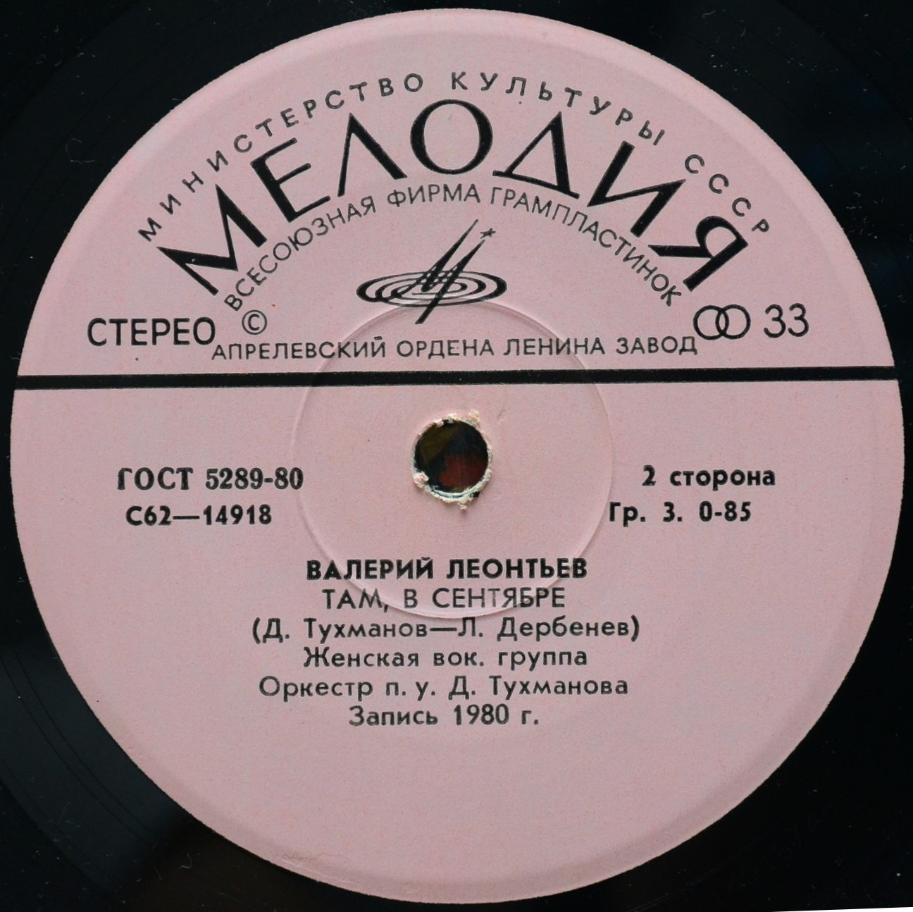 Валерий ЛЕОНТЬЕВ. Танцевальный час на солнце