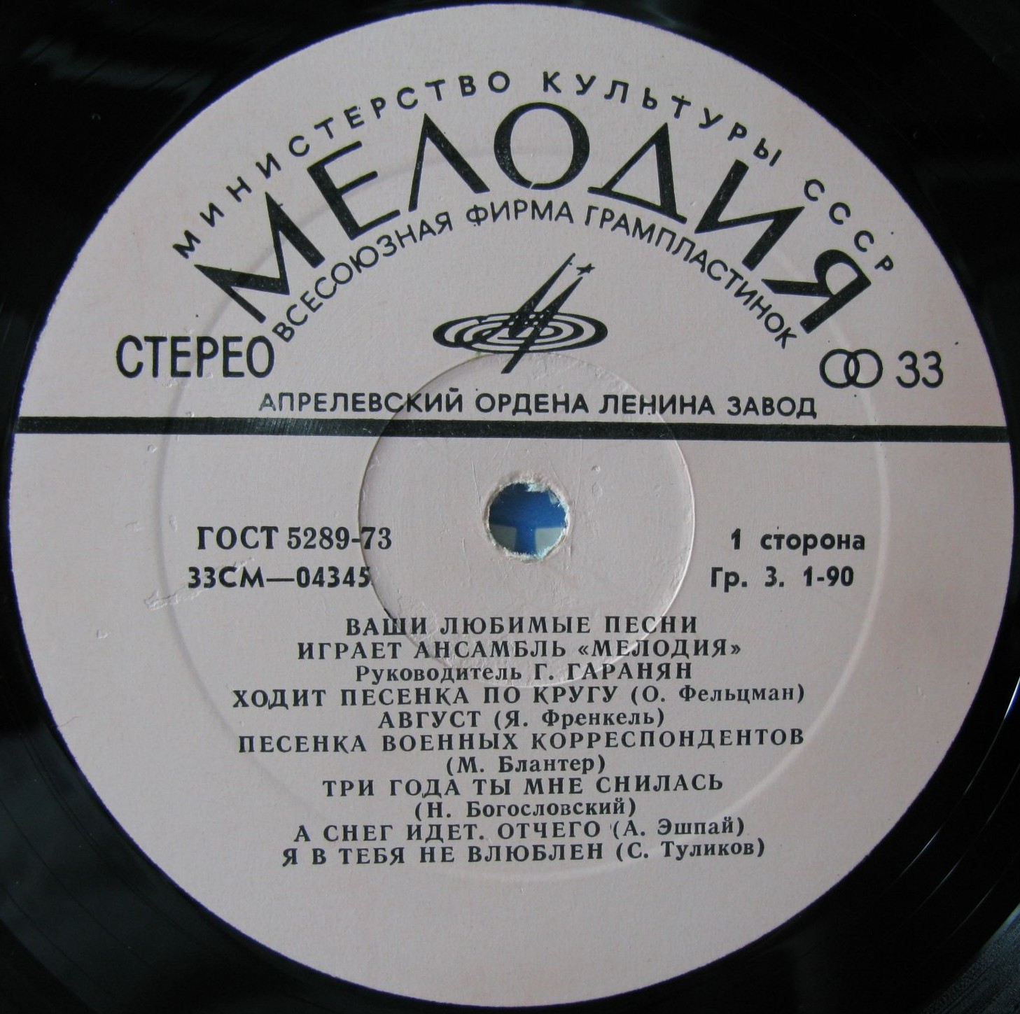 Ансамбль «МЕЛОДИЯ». Ваши любимые песни