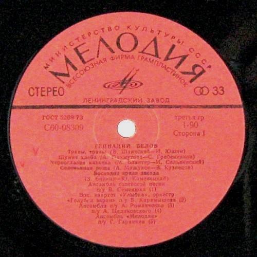 Геннадий БЕЛОВ