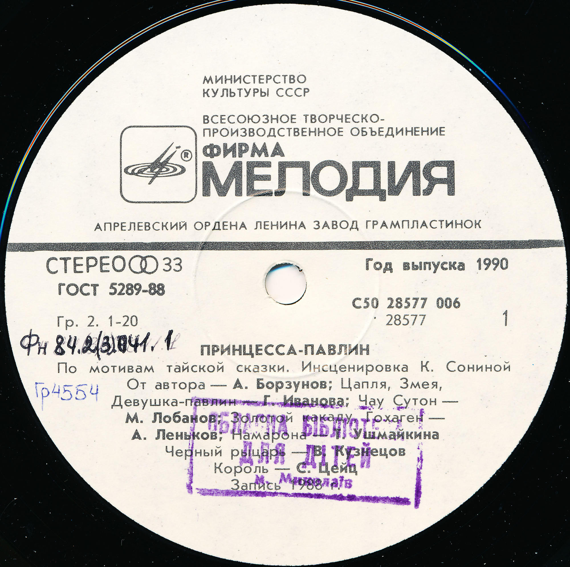 ПРИНЦЕССА-ПАВЛИН. По мотивам тайской сказки (инсценировка К. Сониной)