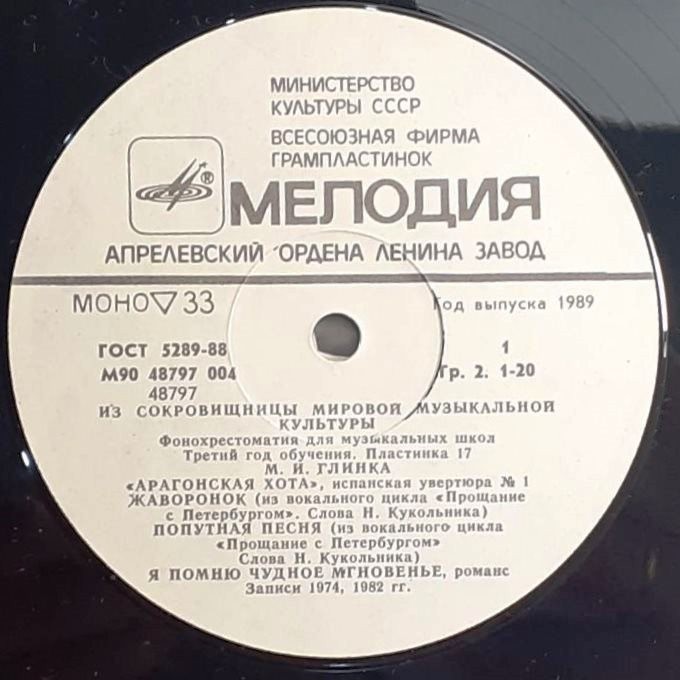 Фонохрестоматия для музыкальных школ (17)