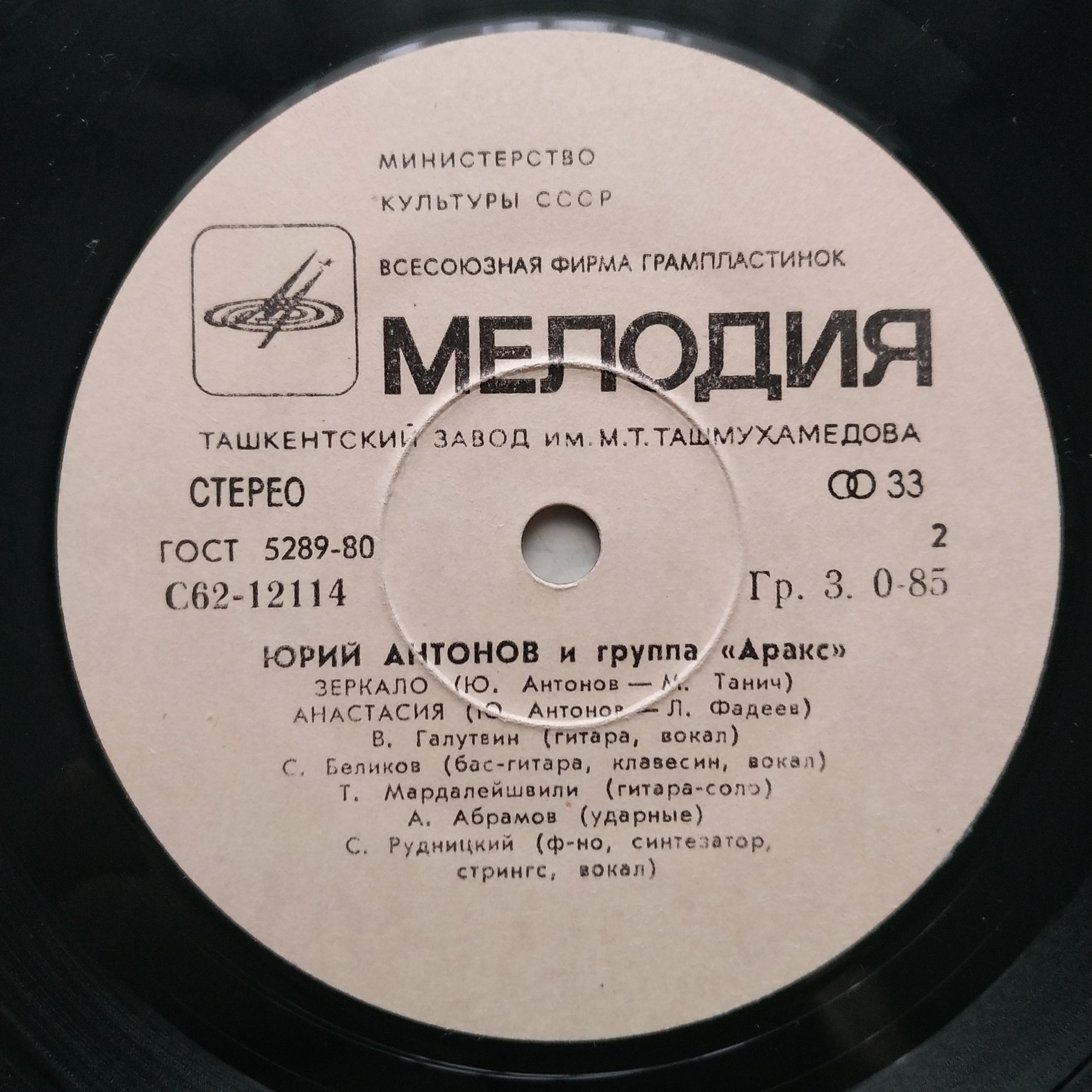 Юрий АНТОНОВ и группа "АРАКС"