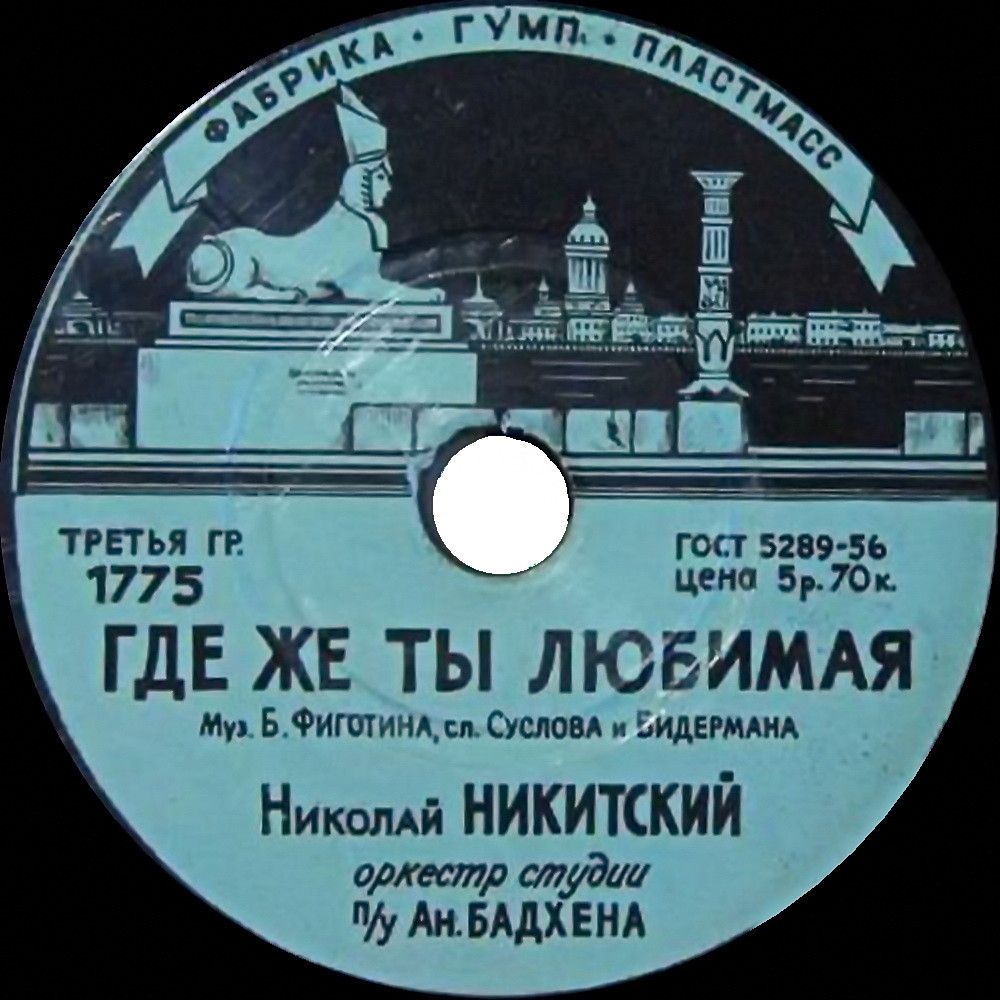 Н. Никитский — Где же ты, любимая? // А. Коваленко — Прощай, Рим!