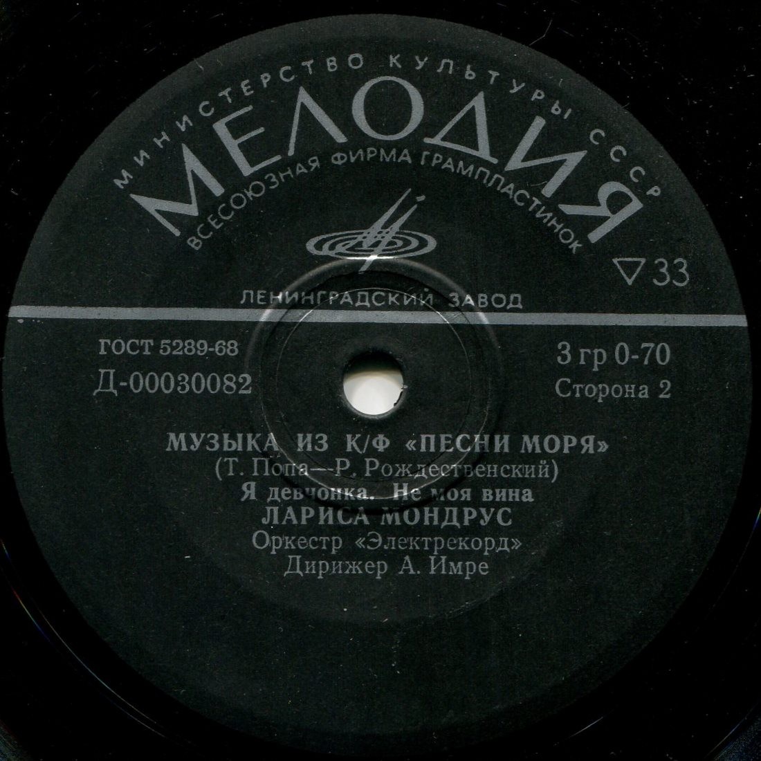 Музыка из кинофильма "Песни моря"