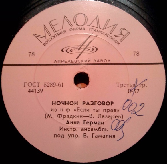 Анна Герман - Ночной разговор / Всё прошло