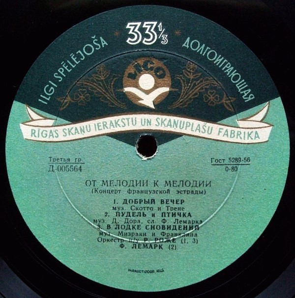 ОТ МЕЛОДИИ К МЕЛОДИИ (1 серия): Концерт французской эстрады