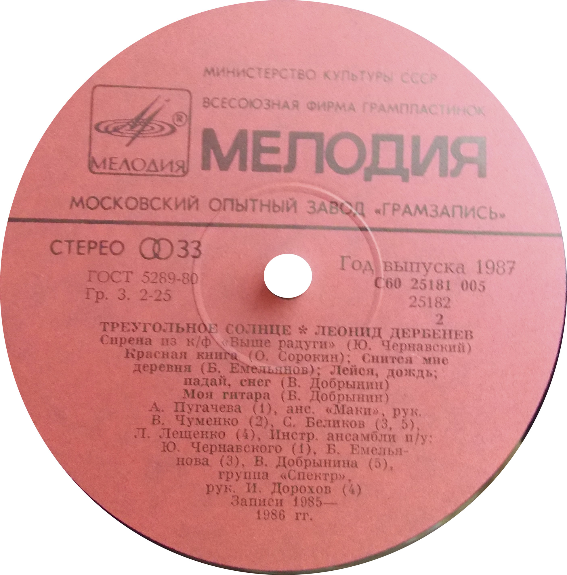 Леонид Дербенев. Треугольное солнце (Робинзон II)