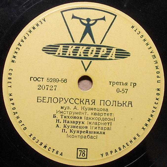 Инстр. квартет Б. Тихонова — Финская полька / Белорусская полька