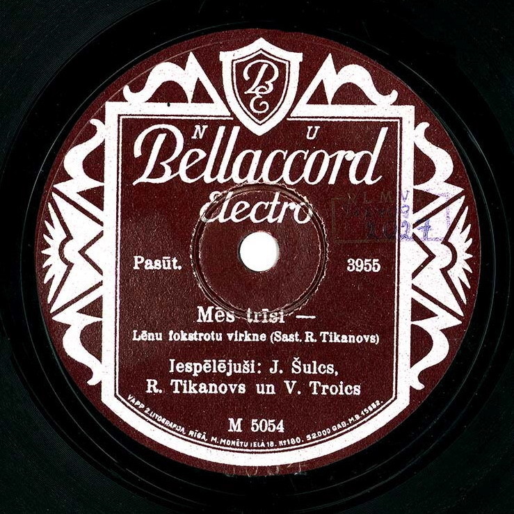 Iespēlējuši: J. Šulcs, R. Tikanovs un V. Troics — Romantiskas melodijas / Mēs trīsi