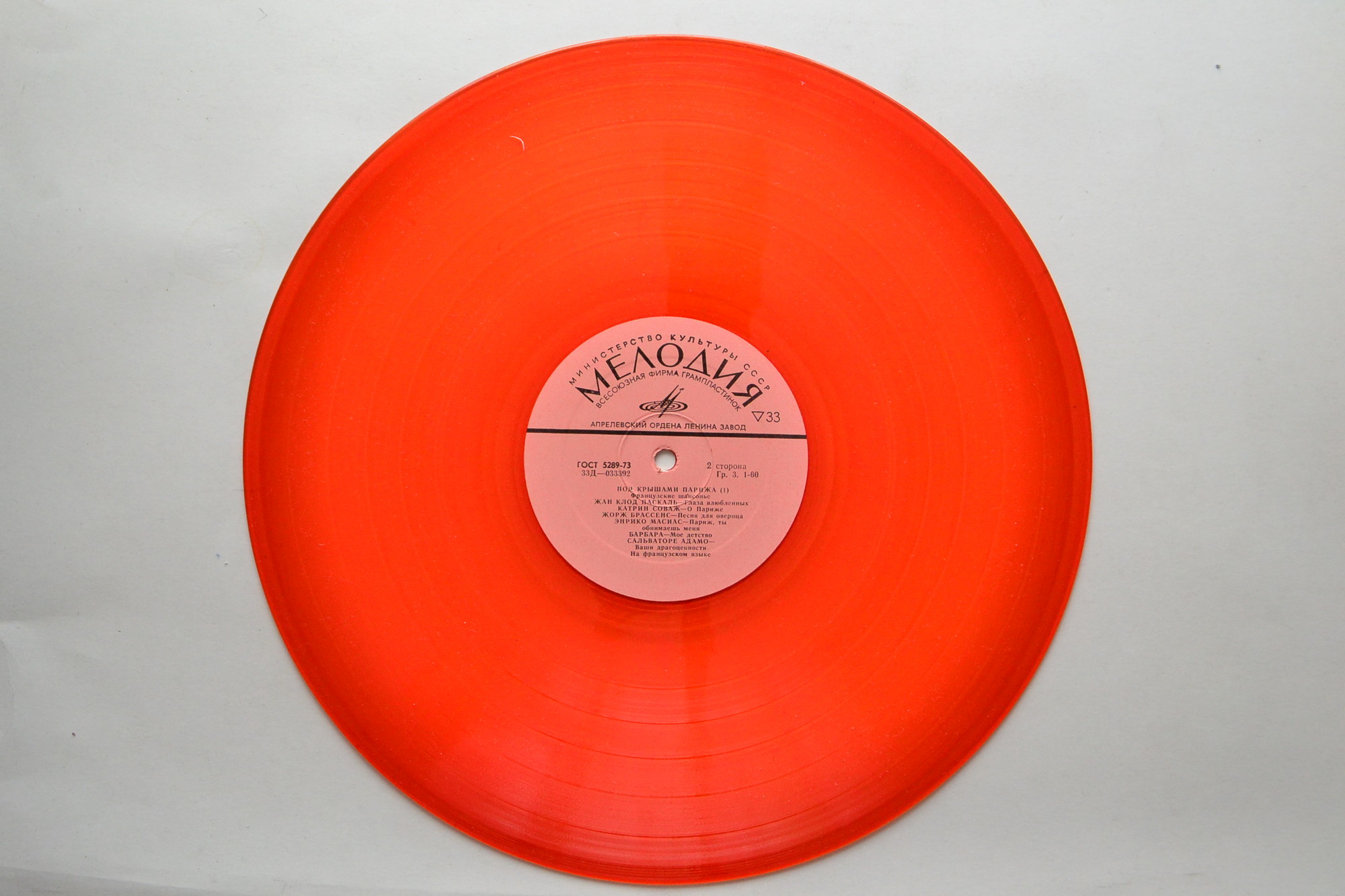 Под крышами Парижа 1. Французские шансонье