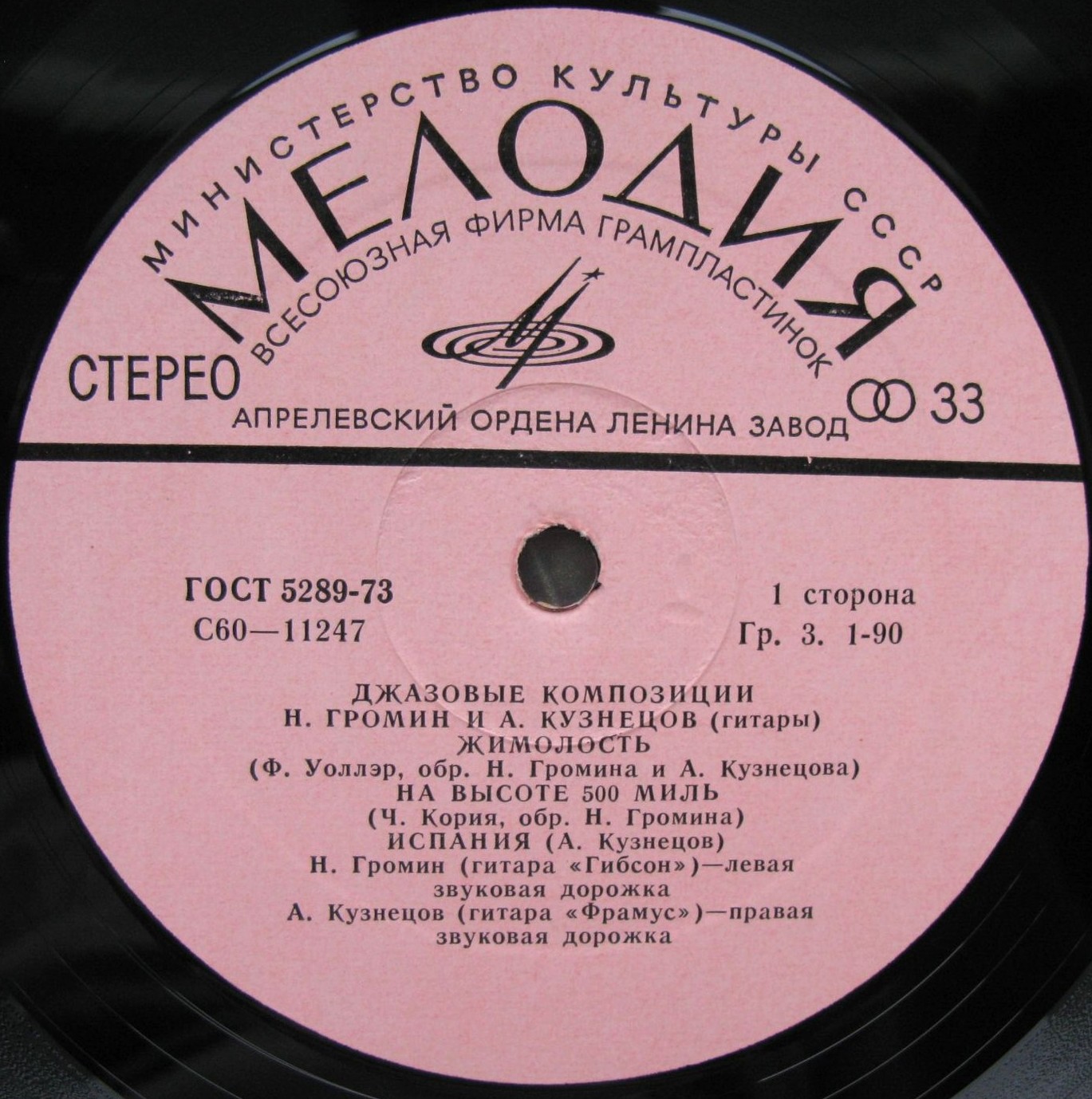 «ДЖАНГО» (джазовые композиции). Н. ГРОМИН И А. КУЗНЕЦОВ (гитары)