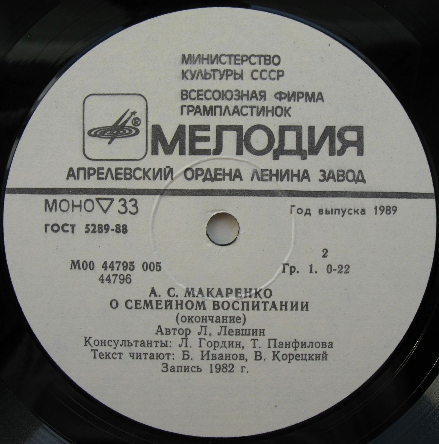 А. С. МАКАРЕНКО О СЕМЕЙНОМ ВОСПИТАНИИ