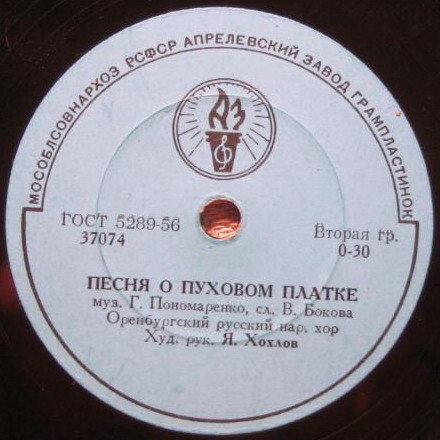 Оренбургский хор - Песня о пуховом платке / Гармонь-тальяночка