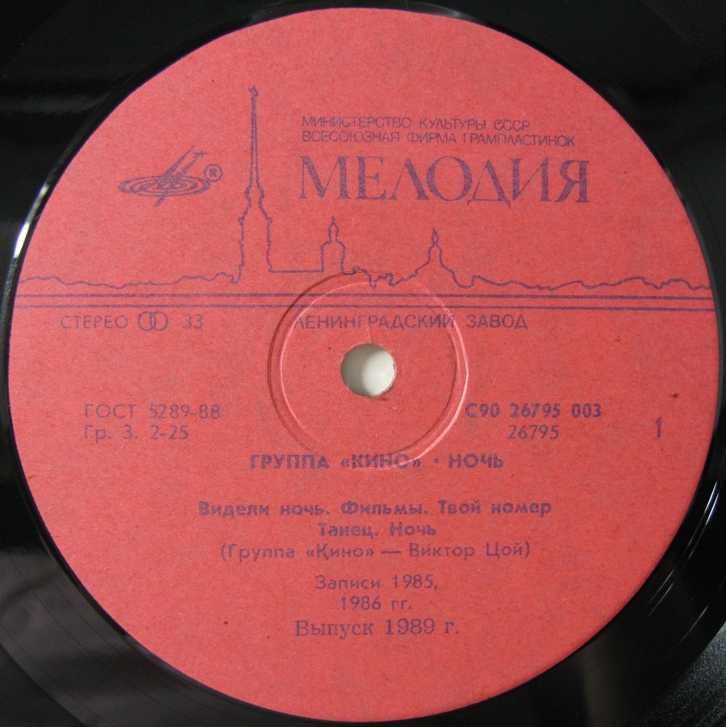 Группа "Кино" — Ночь