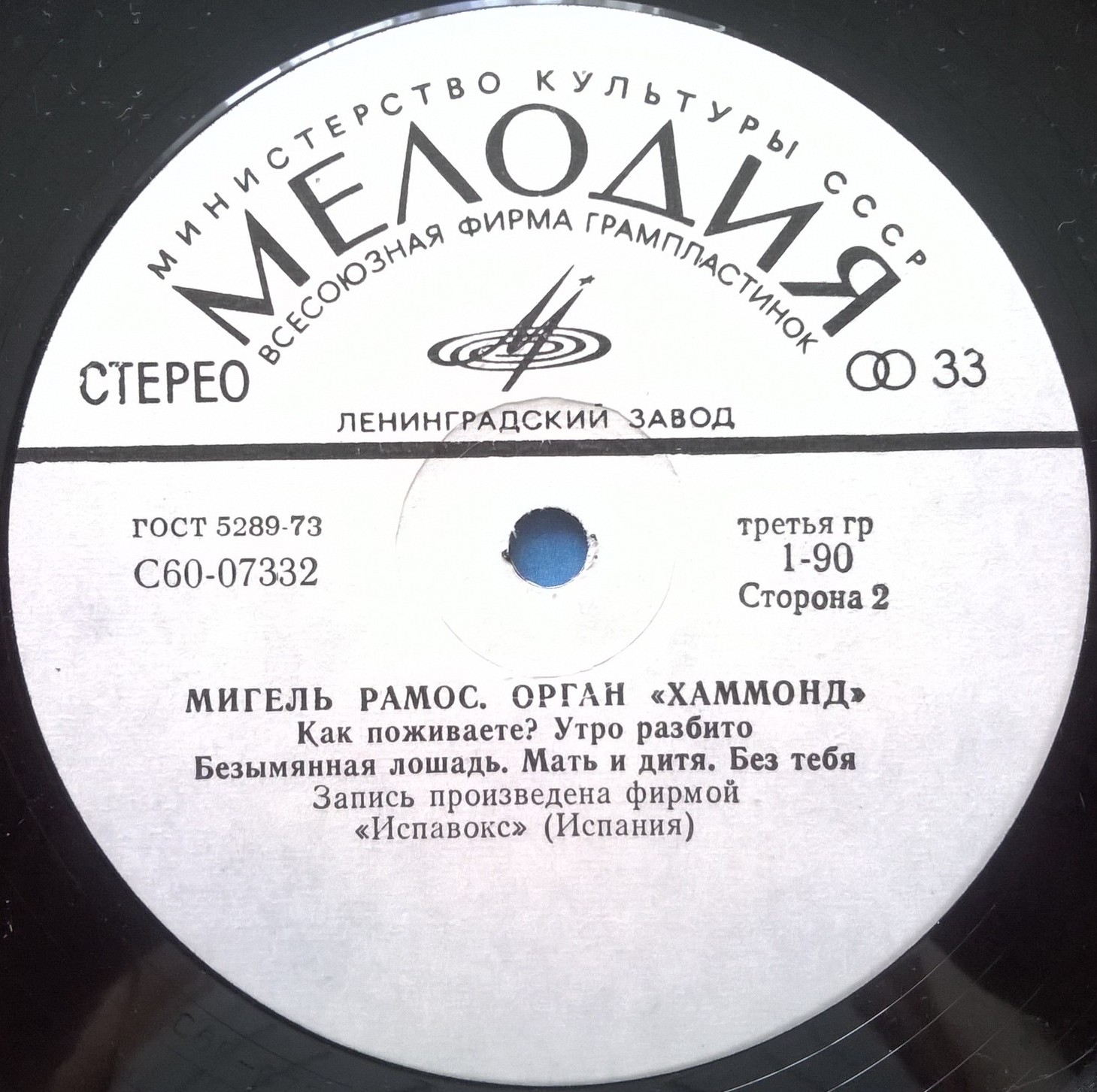 Мигель РАМОС (орган «Хаммонд»)