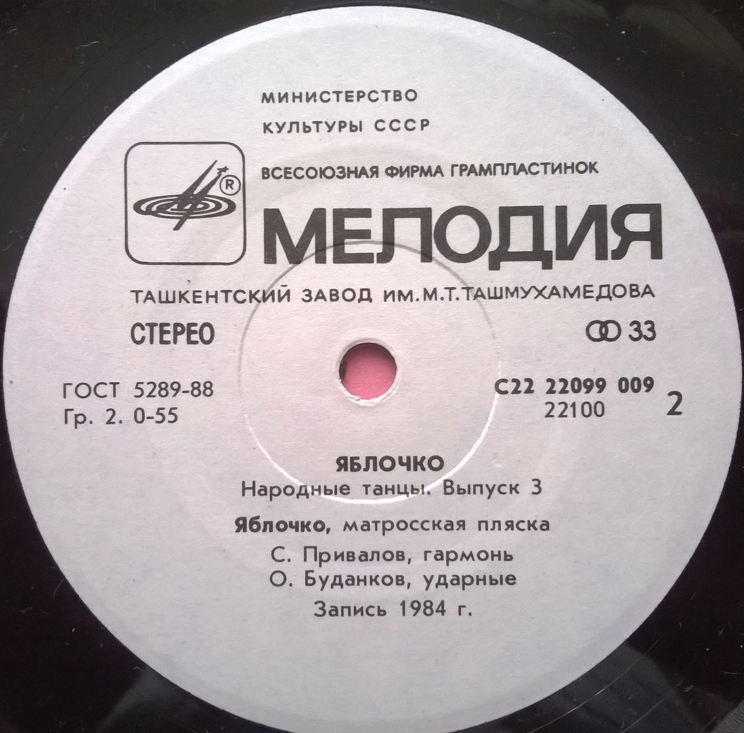 НАРОДНЫЕ ТАНЦЫ. Выпуск 3 - Яблочко