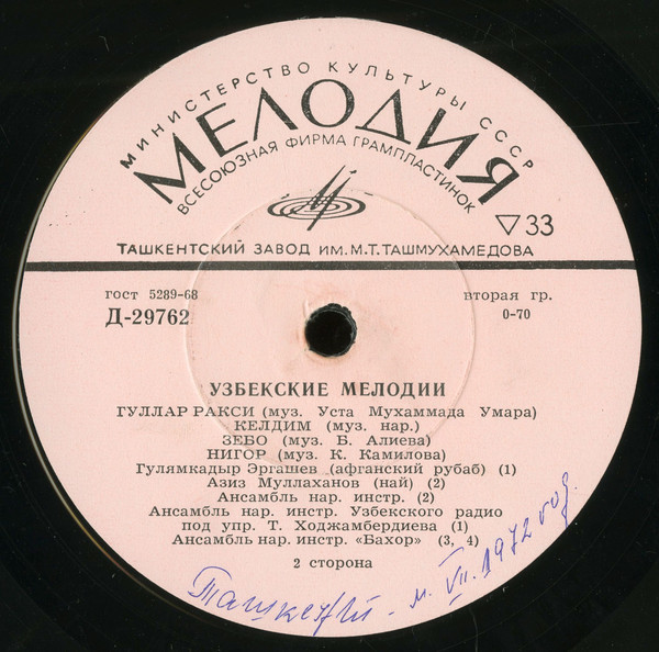 Узбекские народные песни и мелодии