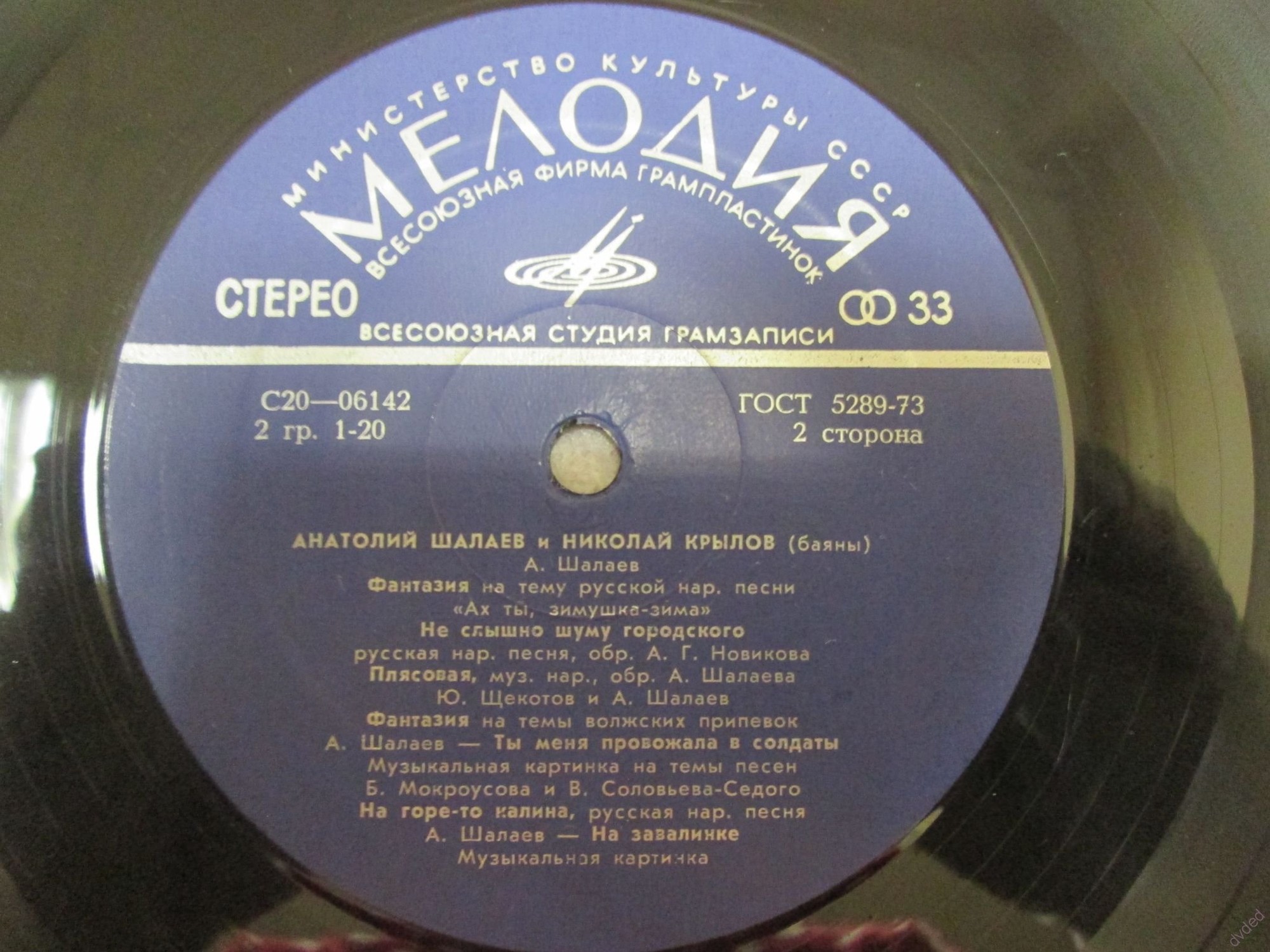 Анатолий Шалаев и Николай Крылов (баяны)