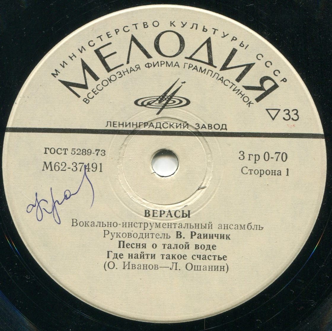 Верасы, вокально-инструментальный ансамбль